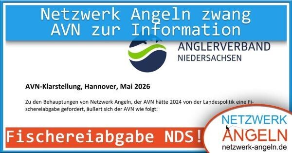 fischereiabgabe anglerverband niedersachsen zur info gezwungen teaser