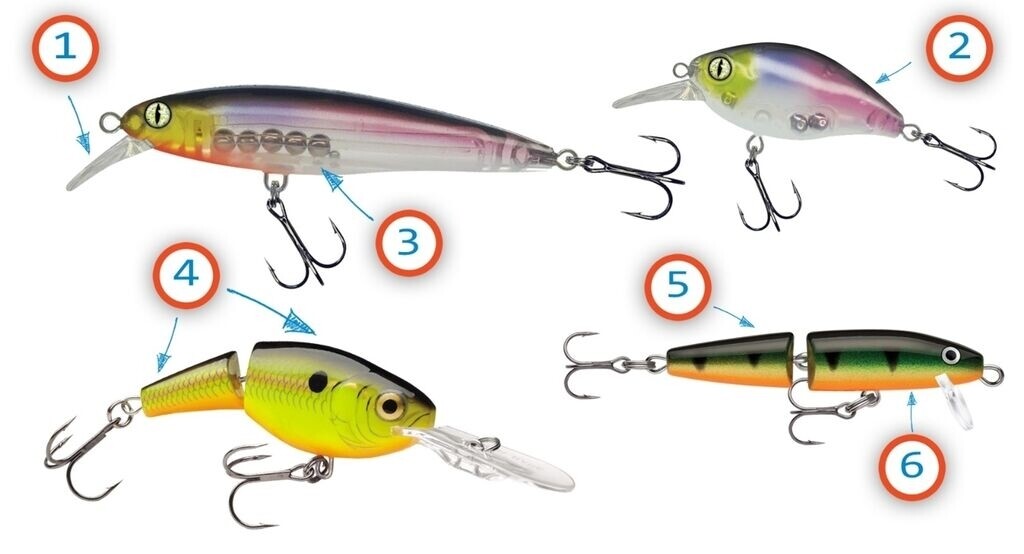 Light Tackle Central Crankbait Micro 5,1 Cm - Esche Artificiali Hyrbid Per Pesca